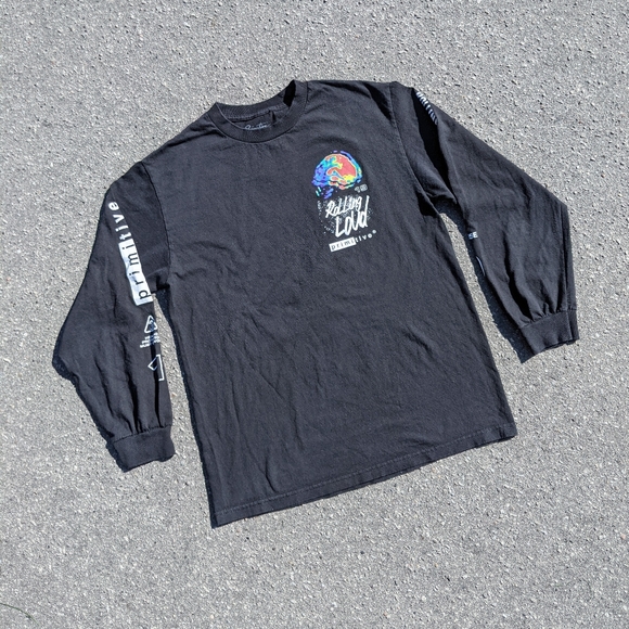 Primitive Skateboarding x Rolling Loud High Noise Area Long Sleeve Shirt - Picture 4 of 5